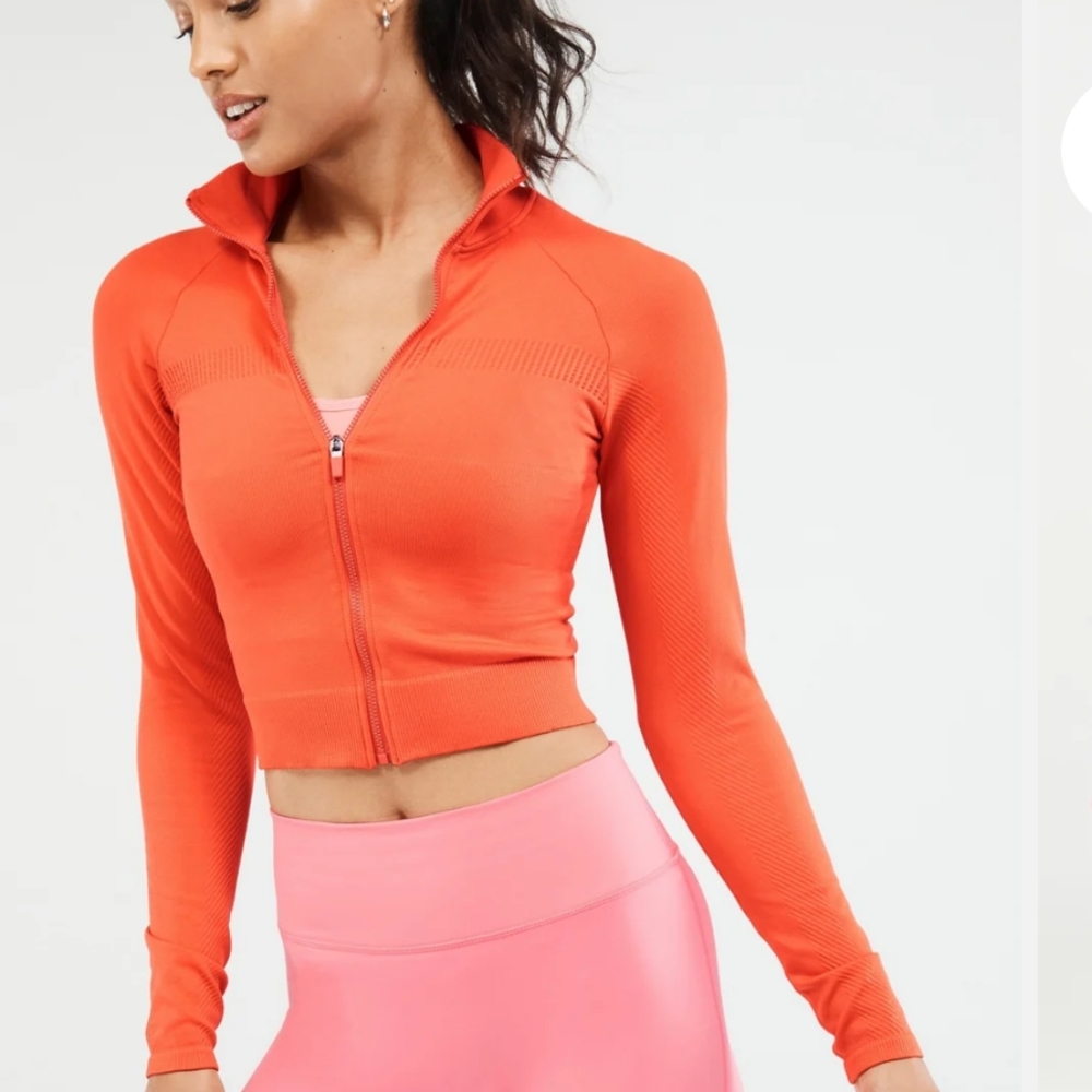 NWT Fabletics Tory cropped jacket SZ L